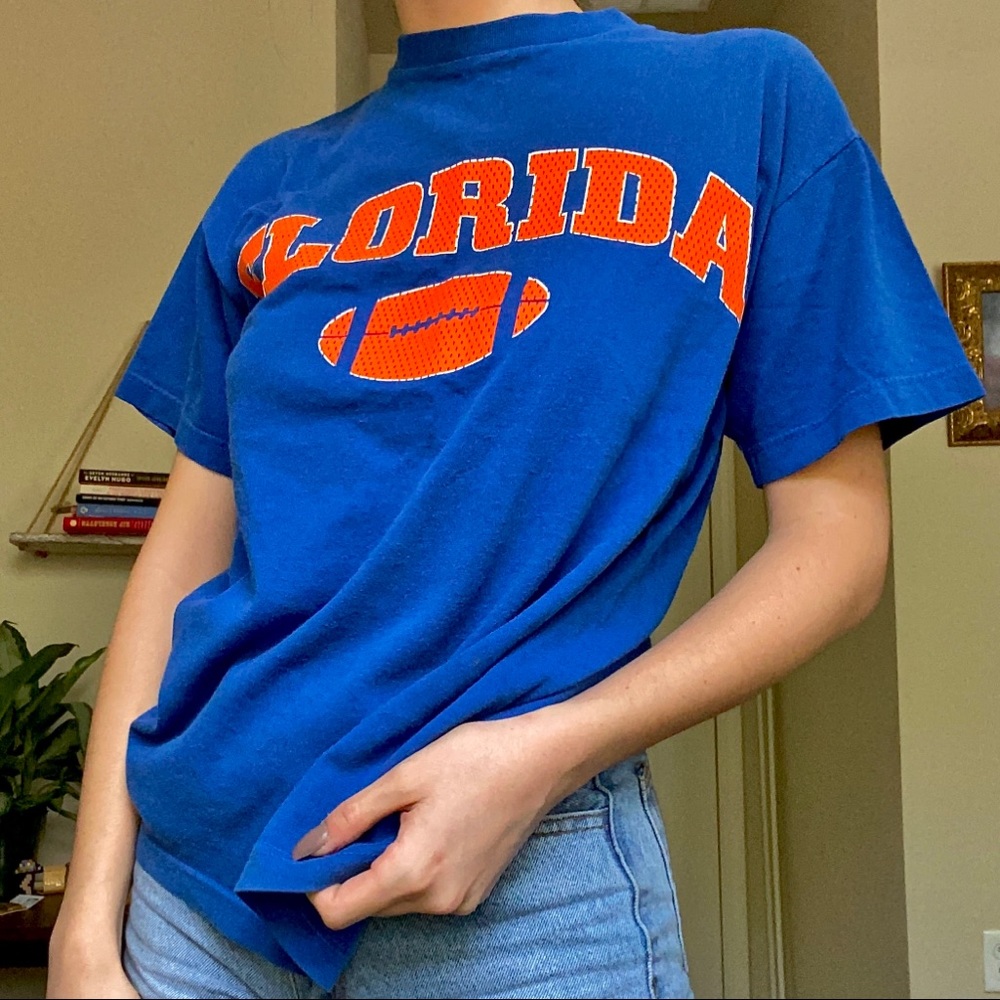 UF Gators Florida football blue tshirt